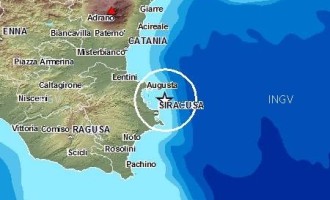 Augusta, terremoto di magnitudo 3.2, scossa avvertita anche a Siracusa e Priolo