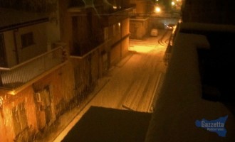 Neve a Pachino,le incredibili e storiche immagini della nevicata nella città del ciliegino