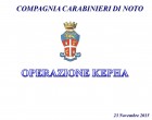 Noto. Il video dell’operazione “Kepha”, 24 arresti dei Carabinieri