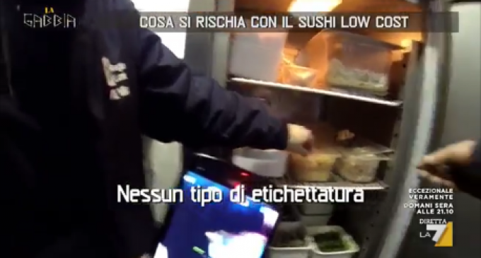 Sushi: l’intossicazione servita low cost, servizio choc